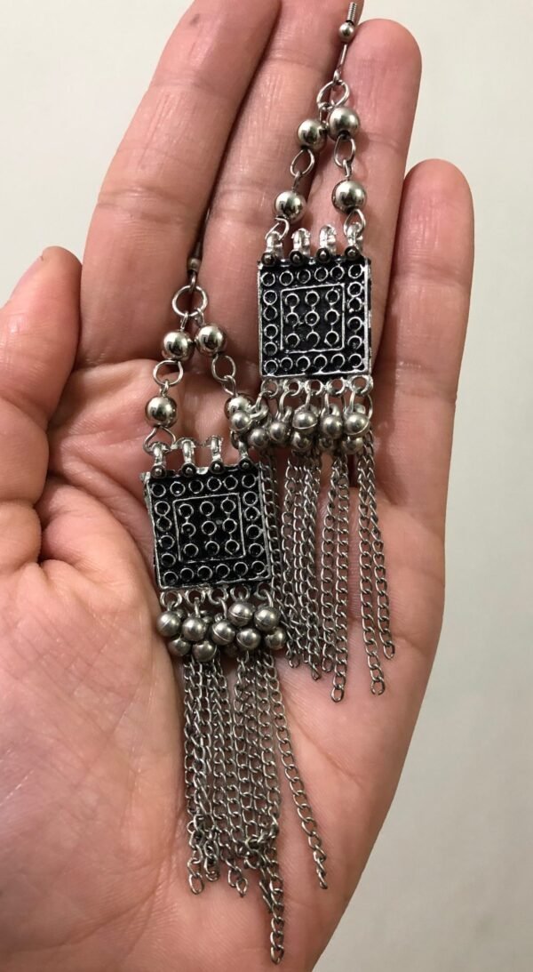 Oxidised Earring BJS003 - Image 2