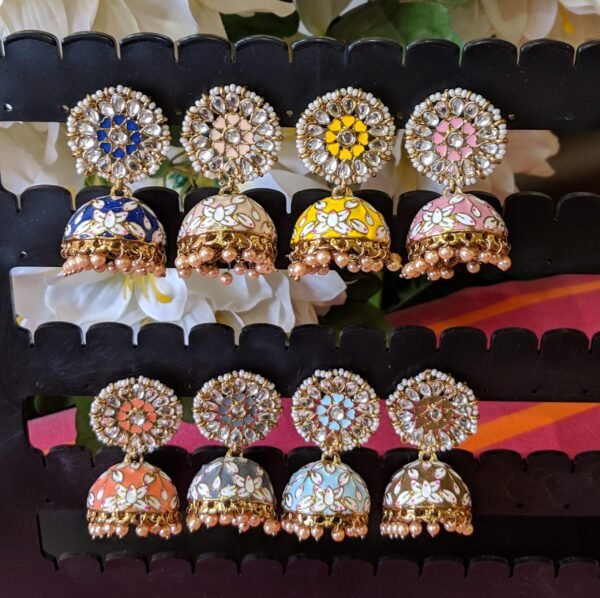 Meenakari Jumkhi BJM005