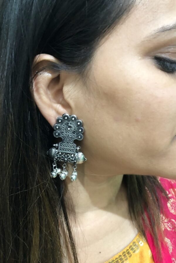Oxidised Earring BJS001 - Image 2