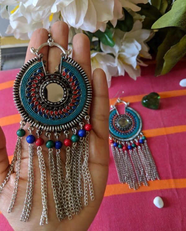 Oxidised Earring BJS005 - Image 2