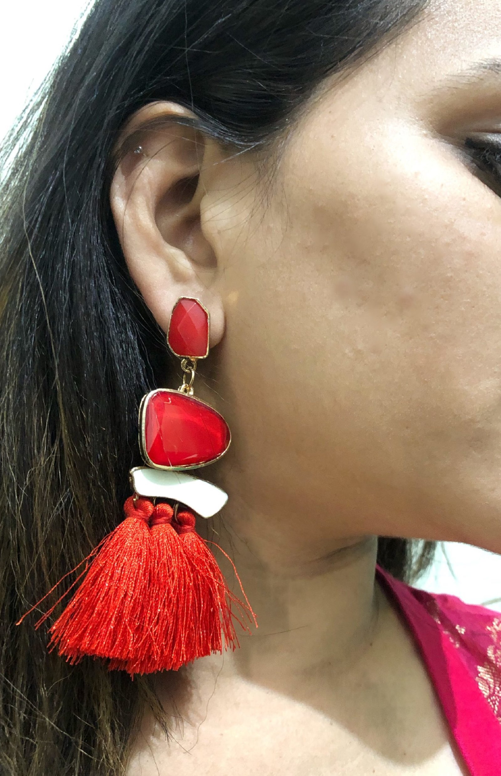 Red Tassel Earrings – Lily Jane Boutique