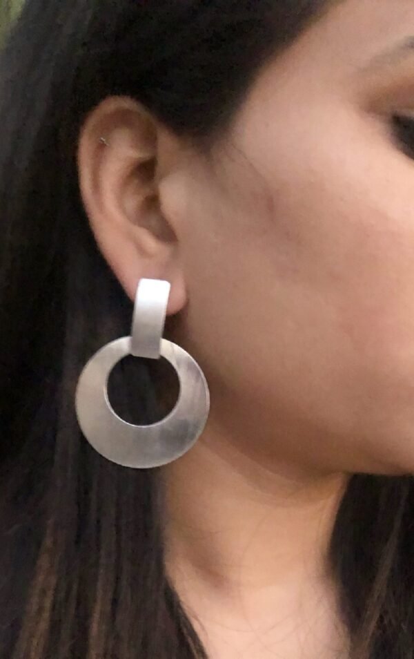 Western Silver Earring BJW004 - Image 2
