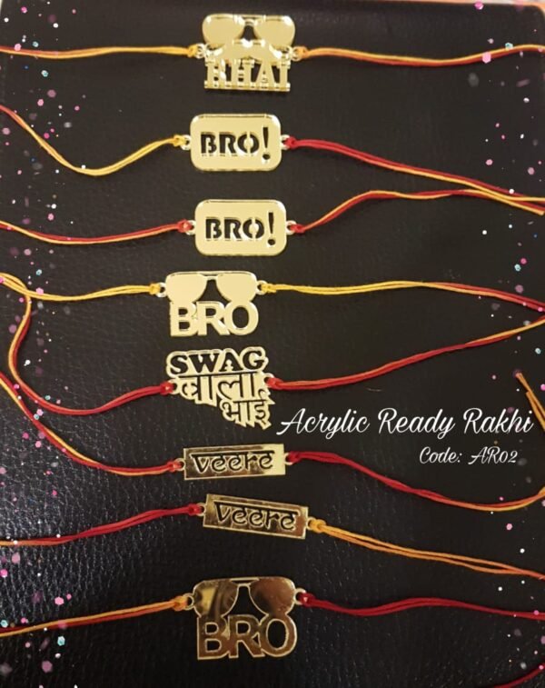 Acrylic Customized Kids Rakhi