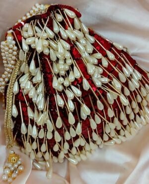 Red potli bags