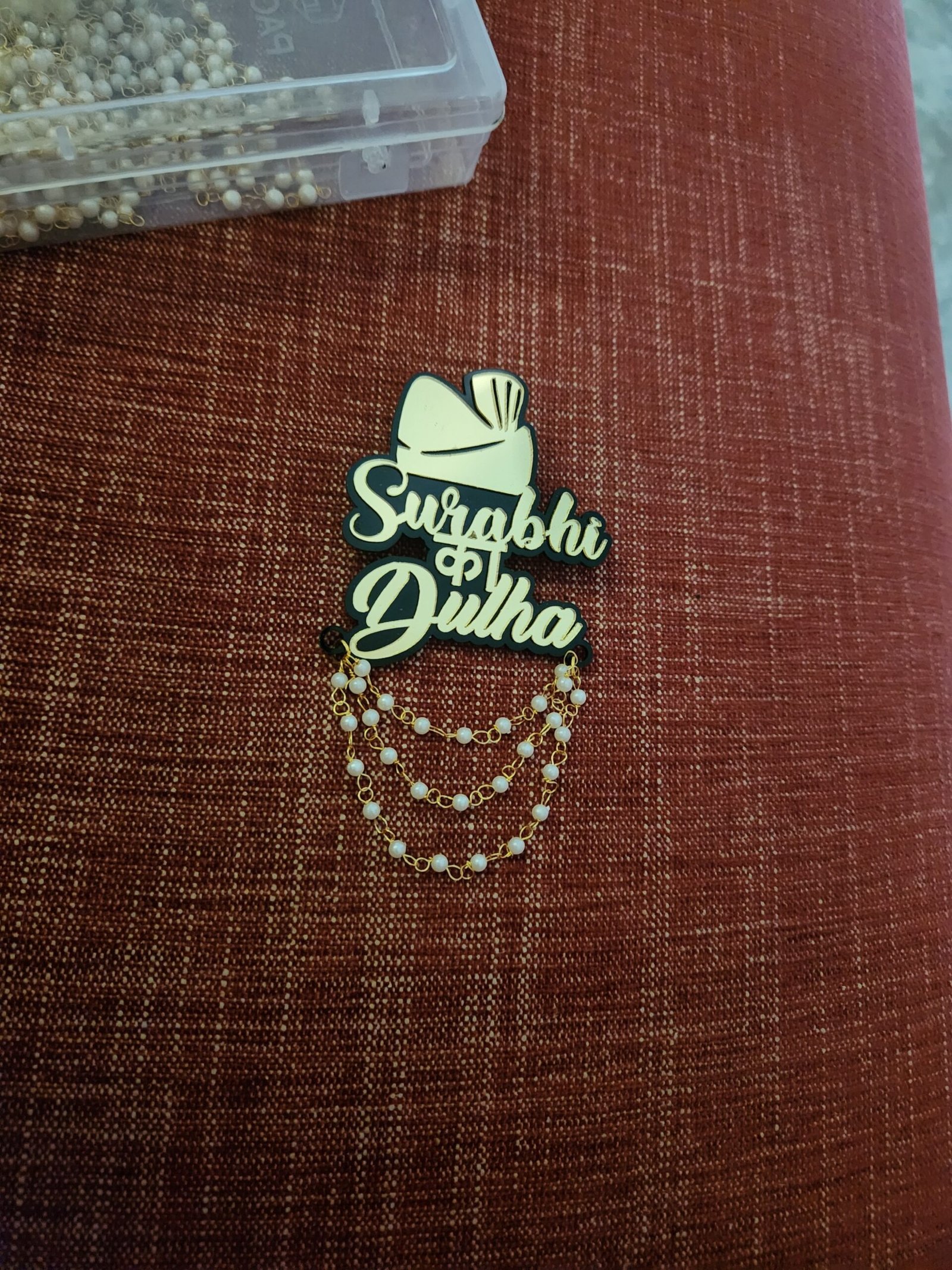 Customised Wedding Brooch - Image 7