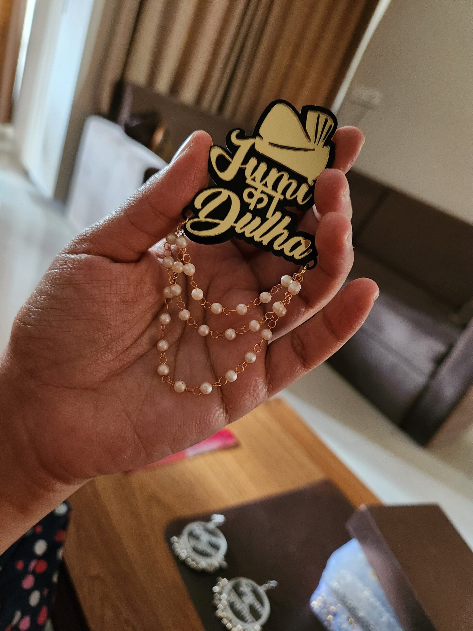 Customised Wedding Brooch - Image 6