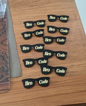 bro code customized brooches