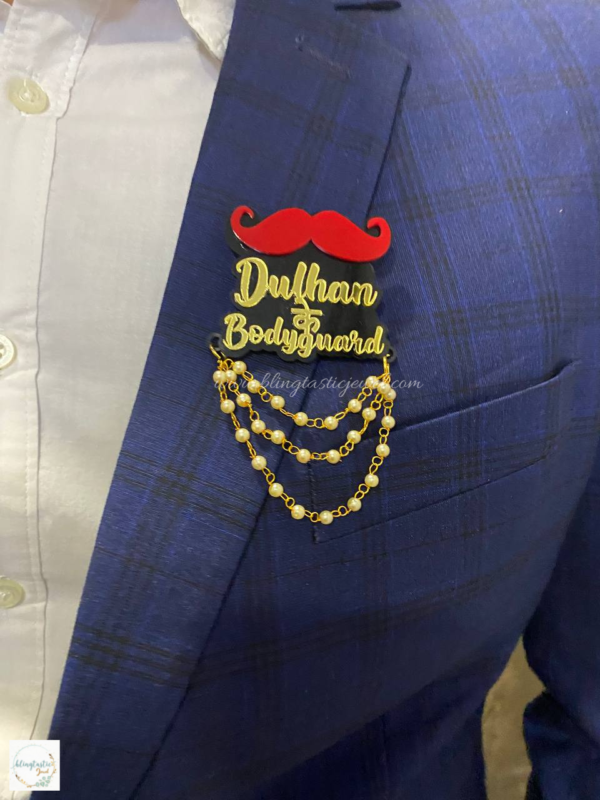 dulhan ke bodyguard customized brooches