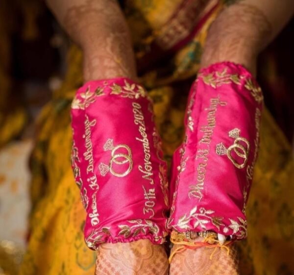 Bridal Pink Chooda / Chura / Choora Cover for Punjabi Wedding