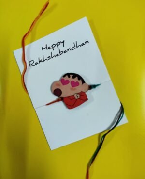 Customized Shinchan Printed Rakhi for Raksha Bandhan