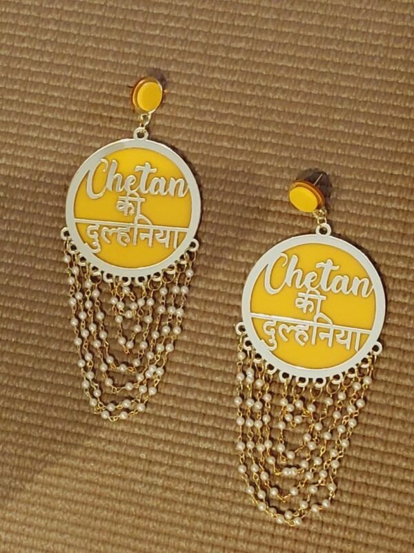 customized dulhania peral earring