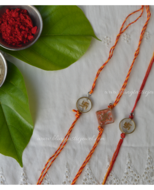 Buy Resin Simple Traditional Rakhi for Brother/Bhai