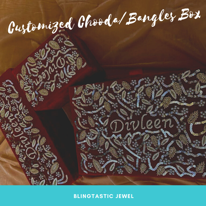 customized churra bangles box