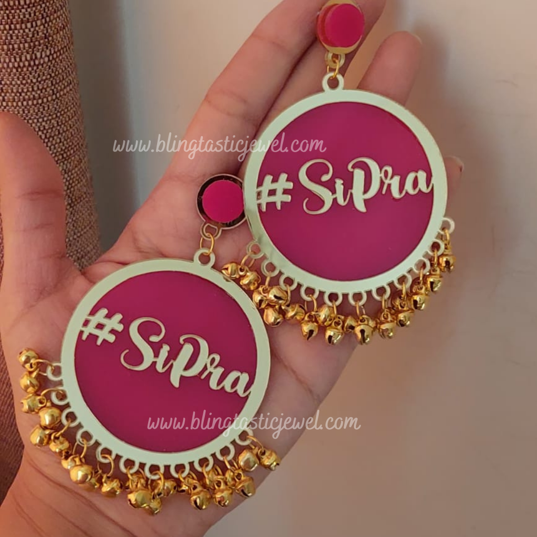 Name sales wale earrings