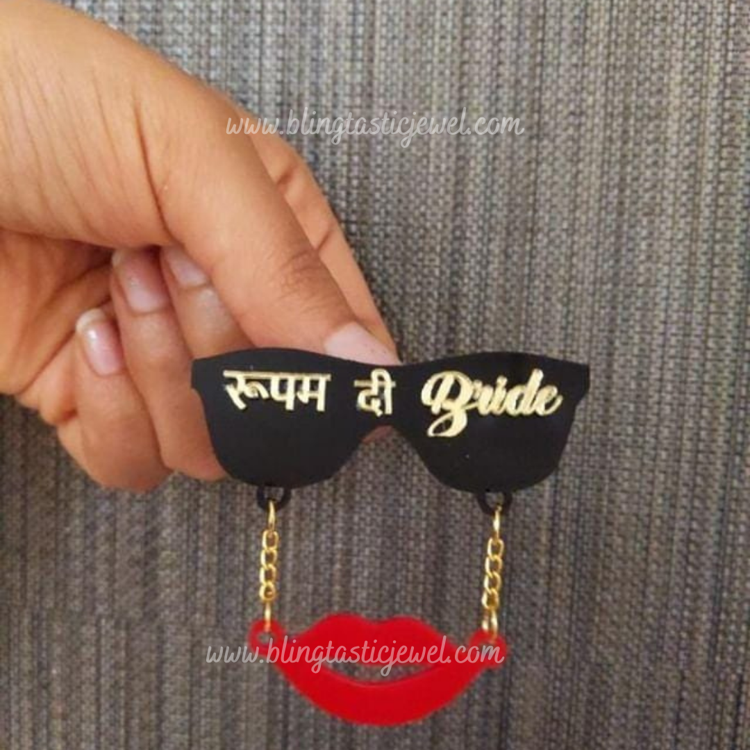 Customised brooches clearance for wedding