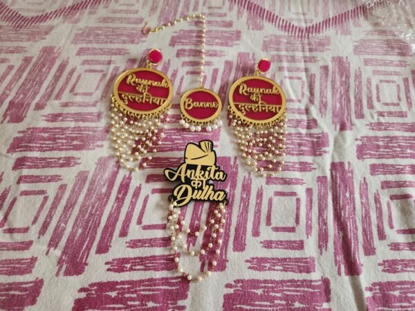 Customised Earrings Combo & Brooch Combo for DulhaDulhan
